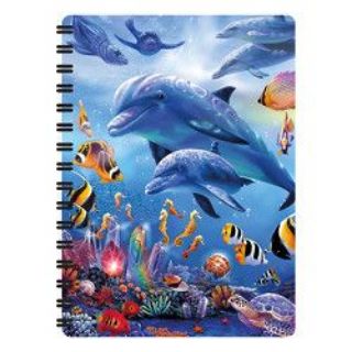 Obrázek z Notes 3D 11x14cm - delfíni (10) 